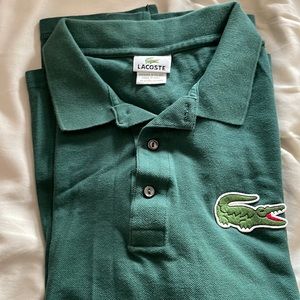Men’s green Lacoste polo